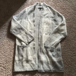 Banana republic thick plaid cardigan